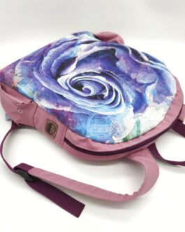 Plecak fioletowa róża